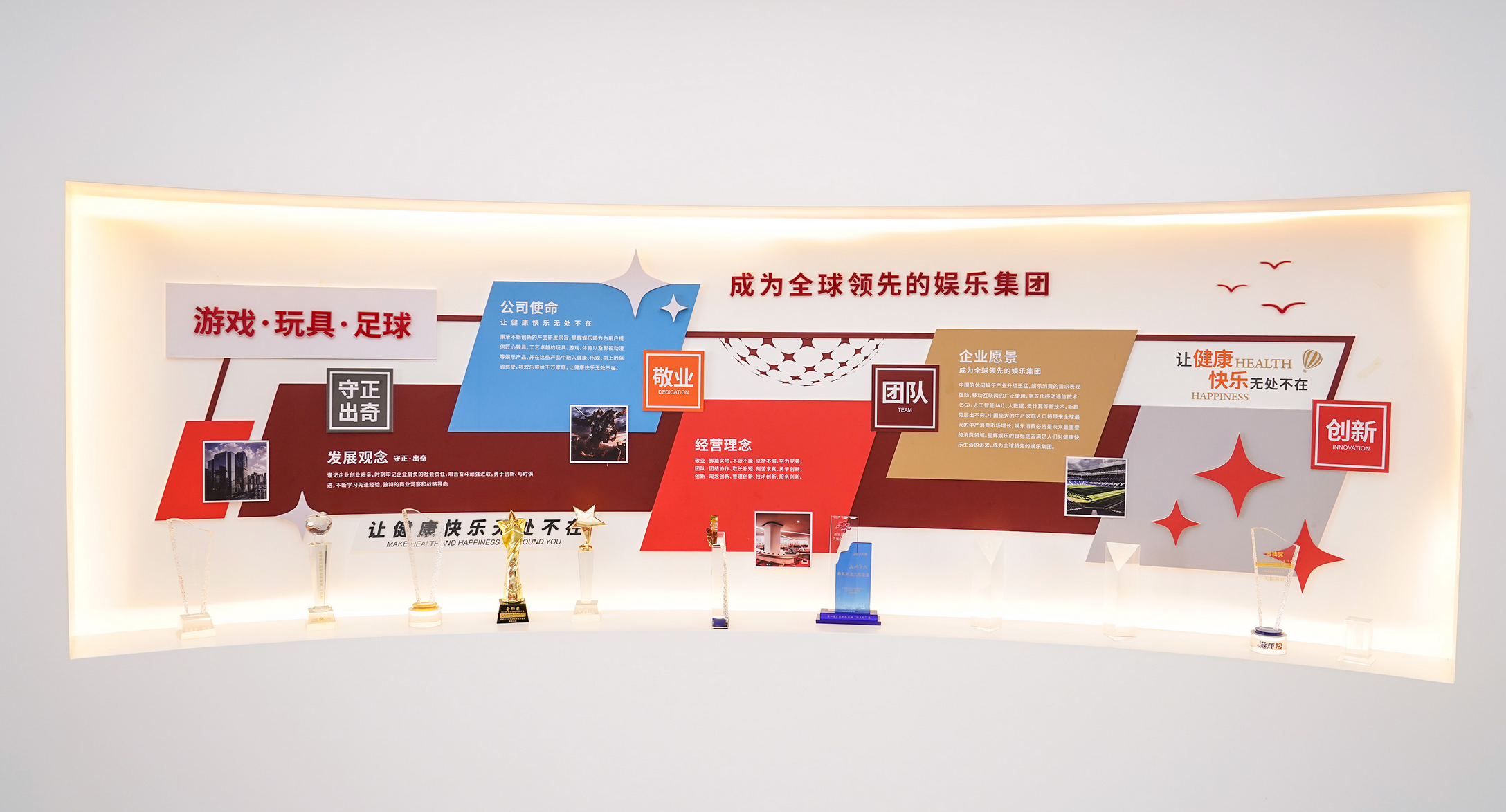 星辉游戏企业文化展厅