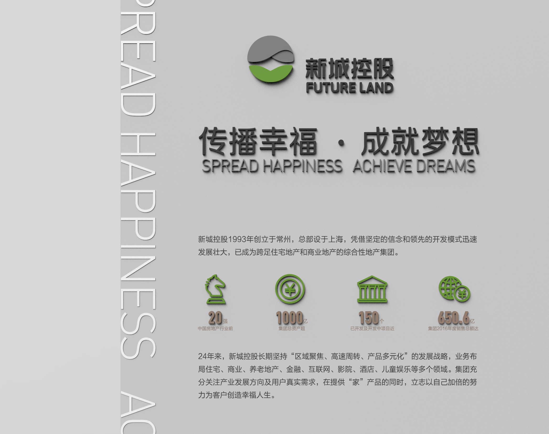 新城控股文化墙设计